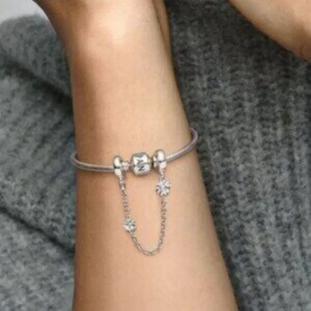 Pandora Flower Safety Chain Charm